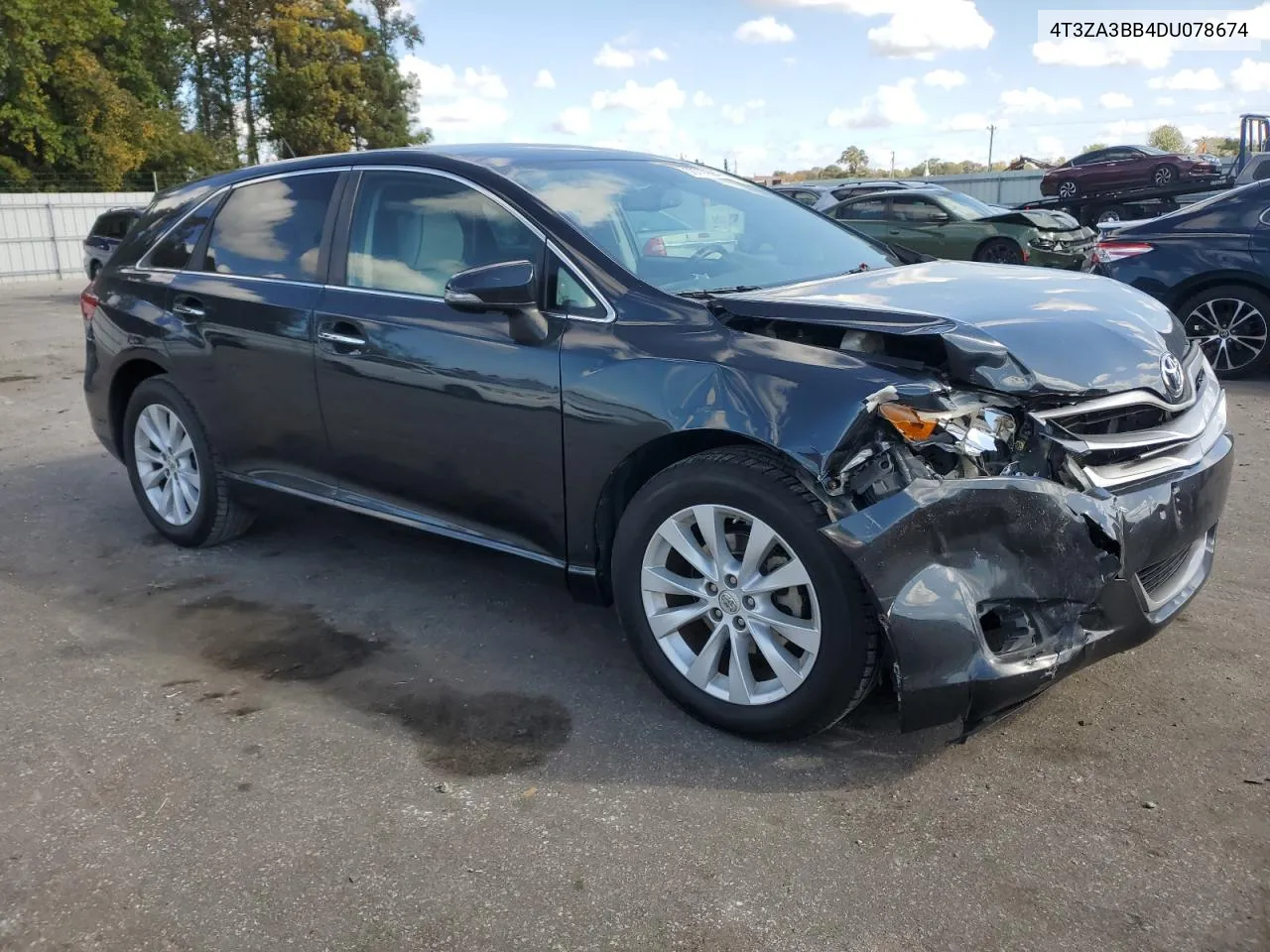 2013 Toyota Venza Le VIN: 4T3ZA3BB4DU078674 Lot: 78777694