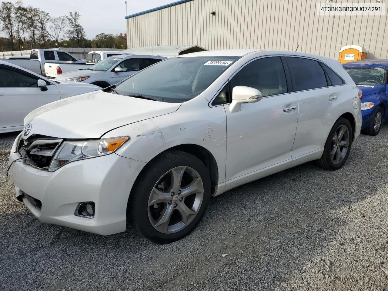 2013 Toyota Venza Le VIN: 4T3BK3BB3DU074291 Lot: 78789194