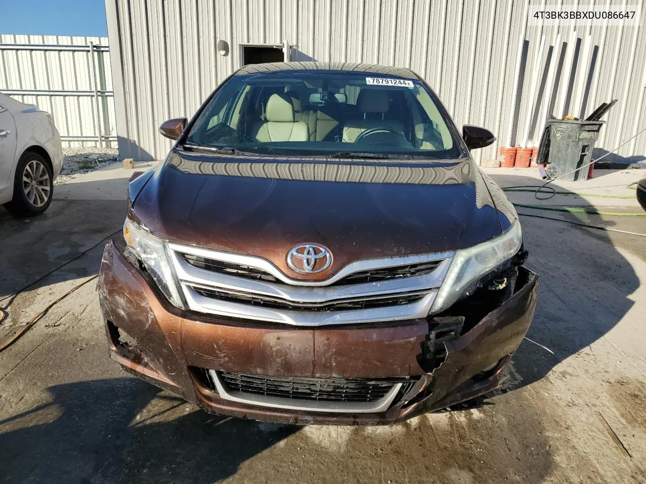 2013 Toyota Venza Le VIN: 4T3BK3BBXDU086647 Lot: 78791244