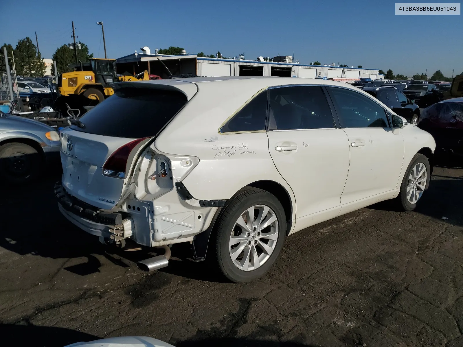 4T3BA3BB6EU051043 2014 Toyota Venza Le