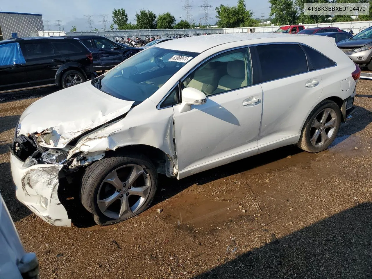 2014 Toyota Venza Le VIN: 4T3BK3BBXEU104470 Lot: 62669614