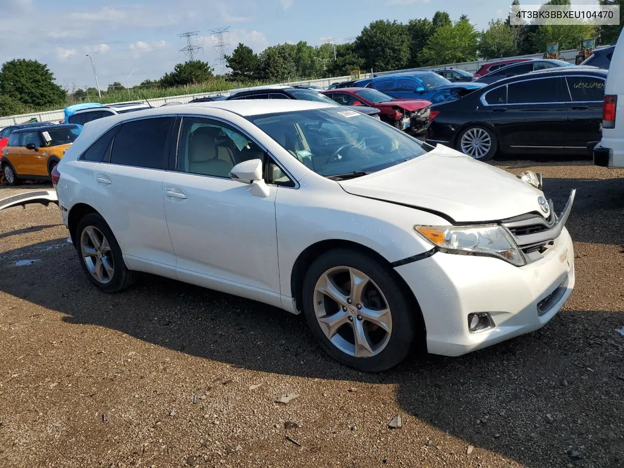 2014 Toyota Venza Le VIN: 4T3BK3BBXEU104470 Lot: 62669614