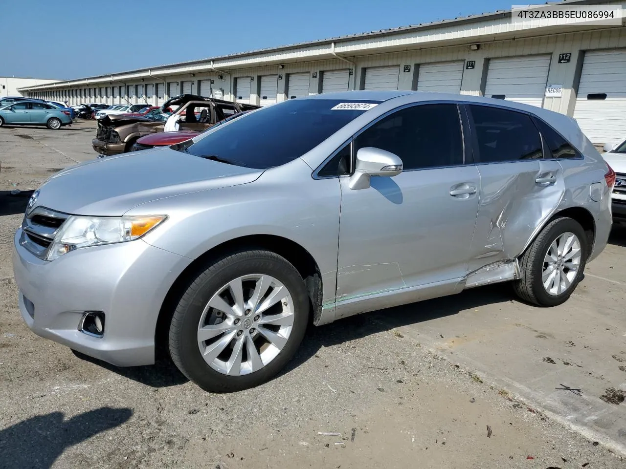 2014 Toyota Venza Le VIN: 4T3ZA3BB5EU086994 Lot: 66593674