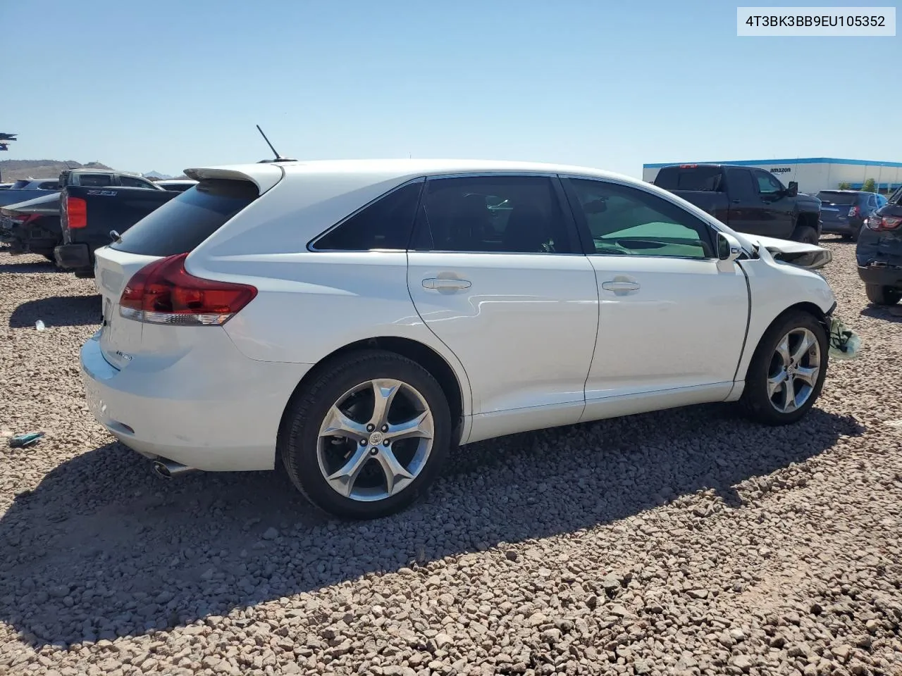 2014 Toyota Venza Le VIN: 4T3BK3BB9EU105352 Lot: 70474544