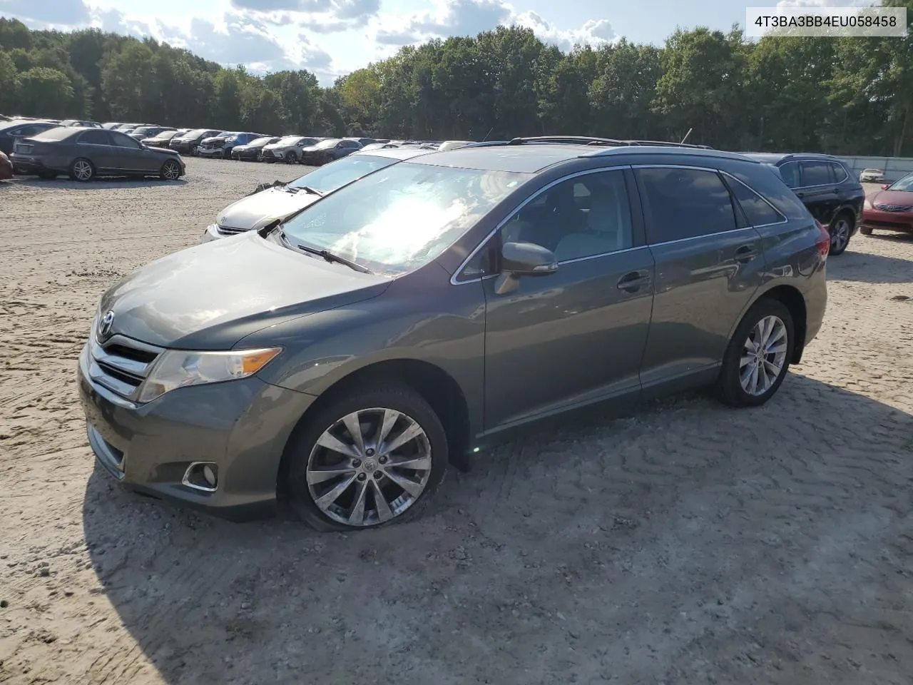 2014 Toyota Venza Le VIN: 4T3BA3BB4EU058458 Lot: 71272164