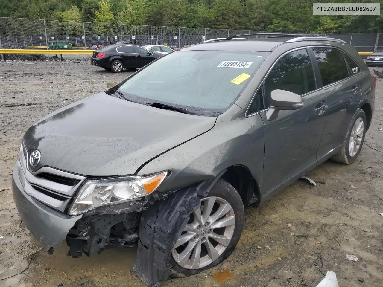 2014 Toyota Venza Le VIN: 4T3ZA3BB7EU082607 Lot: 72065134