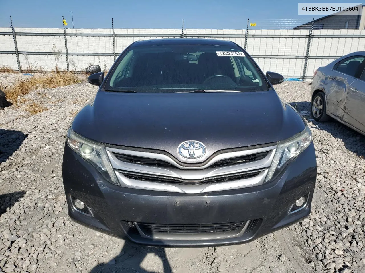 2014 Toyota Venza Le VIN: 4T3BK3BB7EU103504 Lot: 72263784