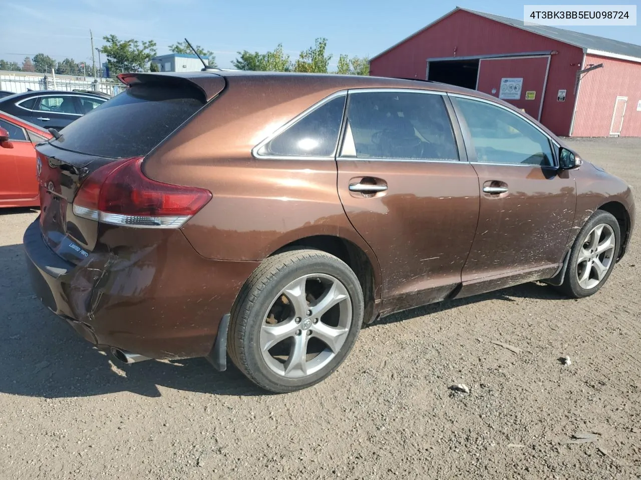 2014 Toyota Venza Le VIN: 4T3BK3BB5EU098724 Lot: 72517684