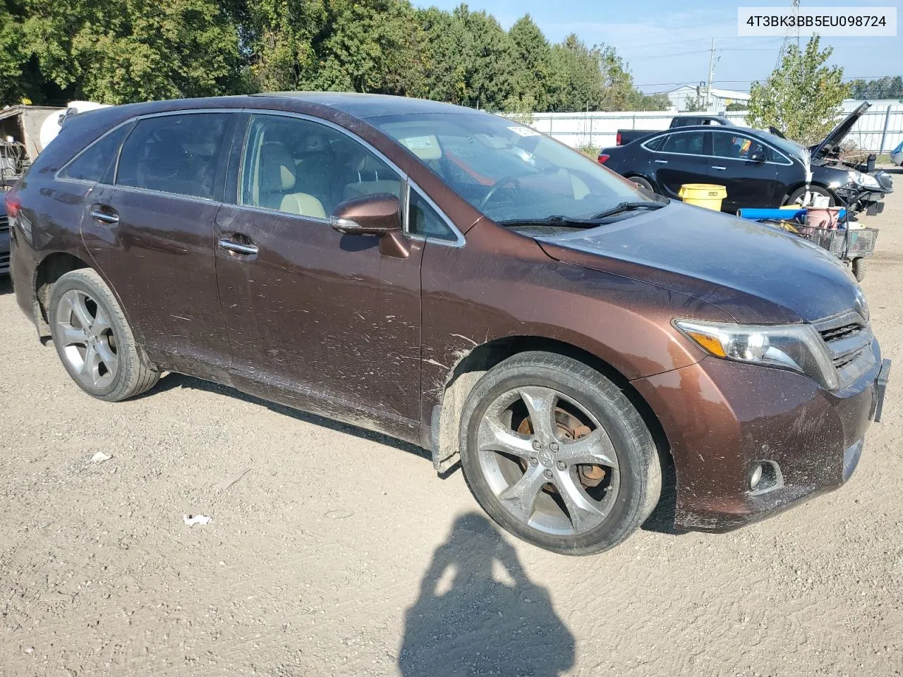 2014 Toyota Venza Le VIN: 4T3BK3BB5EU098724 Lot: 72517684