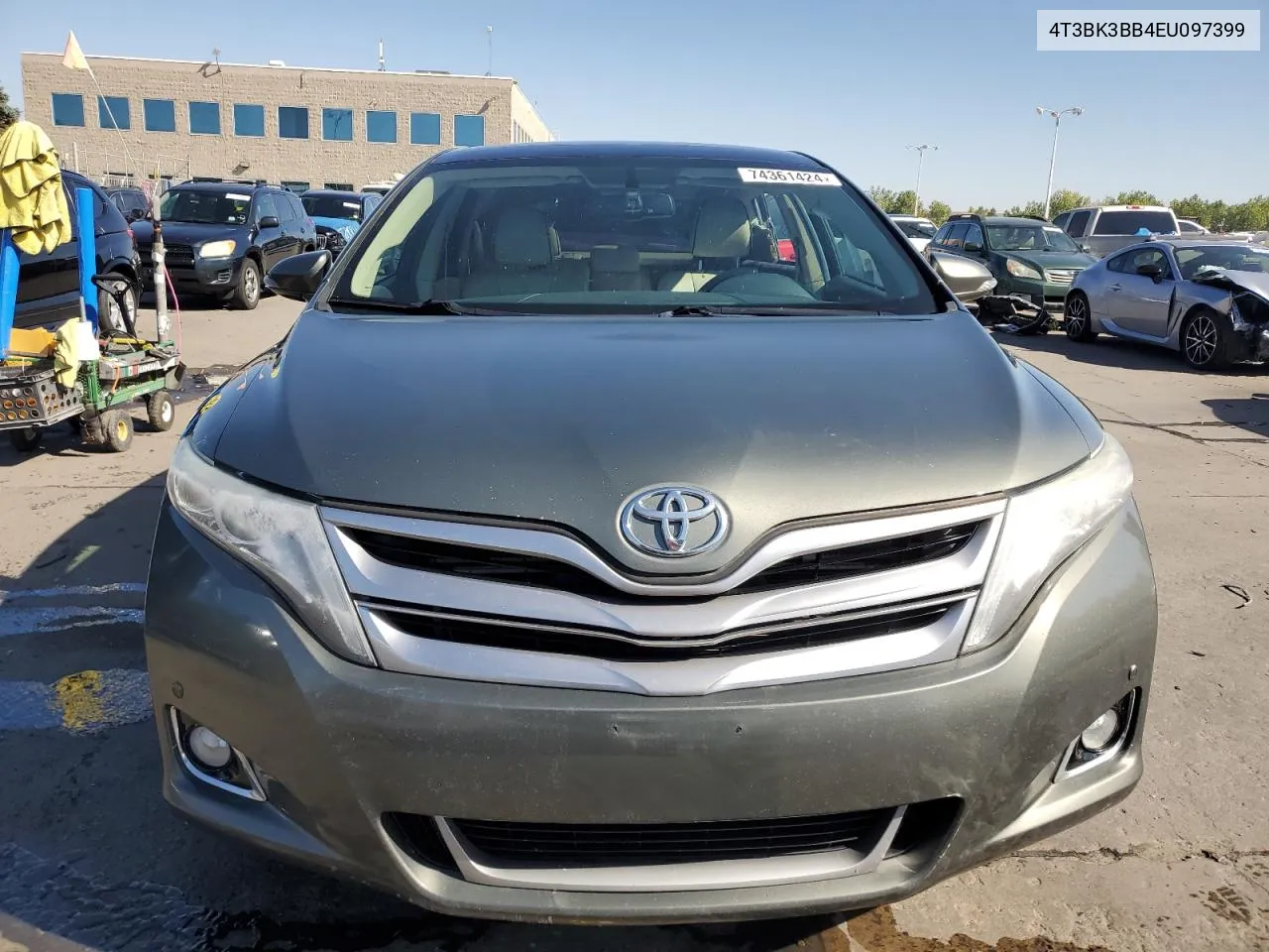 2014 Toyota Venza Le VIN: 4T3BK3BB4EU097399 Lot: 74361424