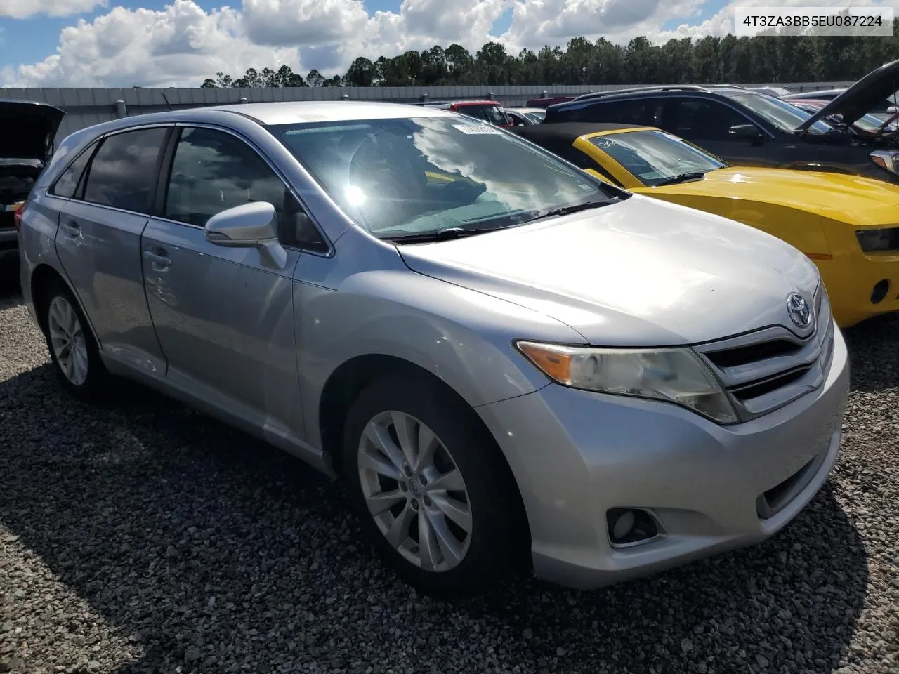 2014 Toyota Venza Le VIN: 4T3ZA3BB5EU087224 Lot: 74388334