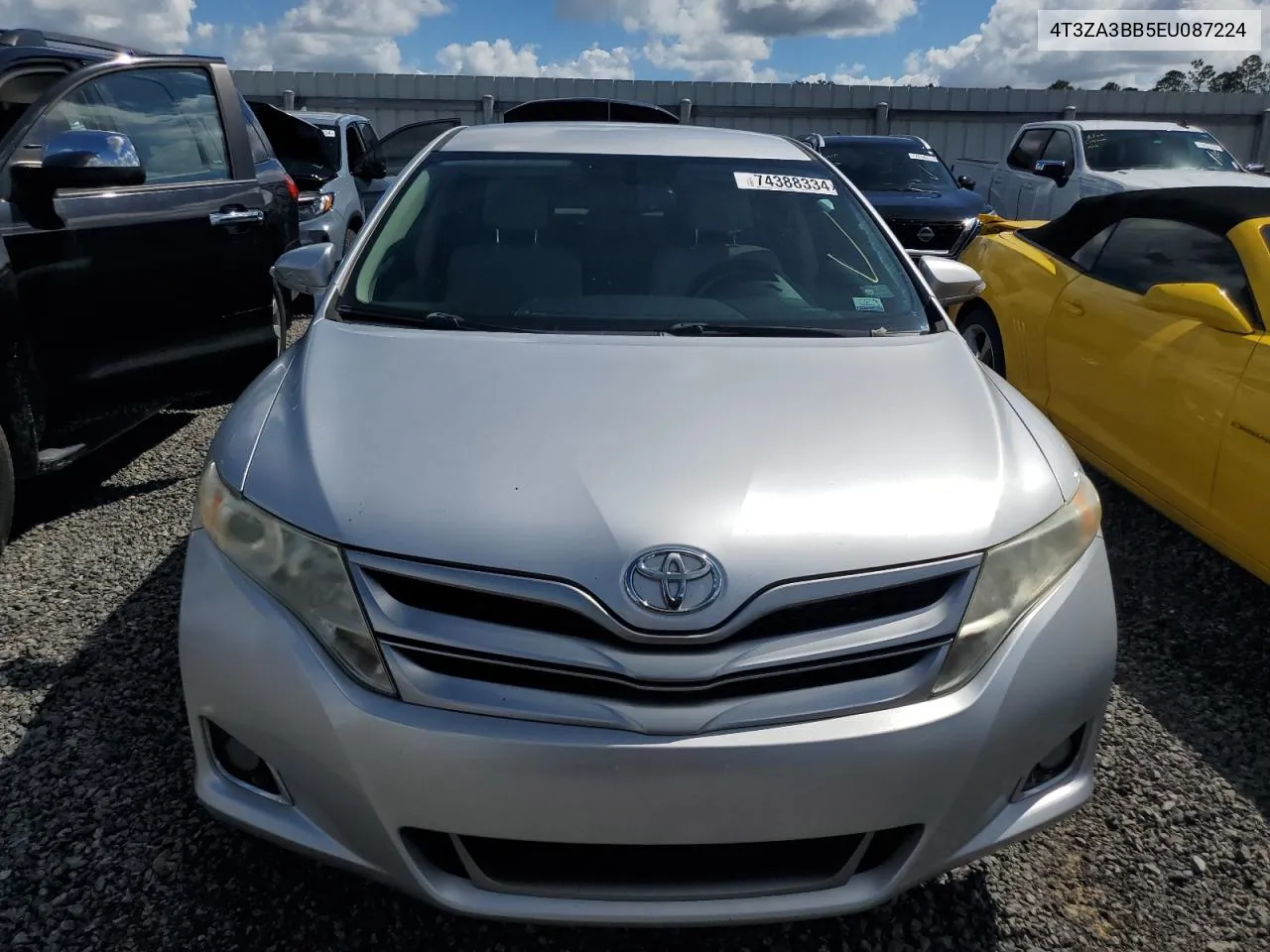 2014 Toyota Venza Le VIN: 4T3ZA3BB5EU087224 Lot: 74388334