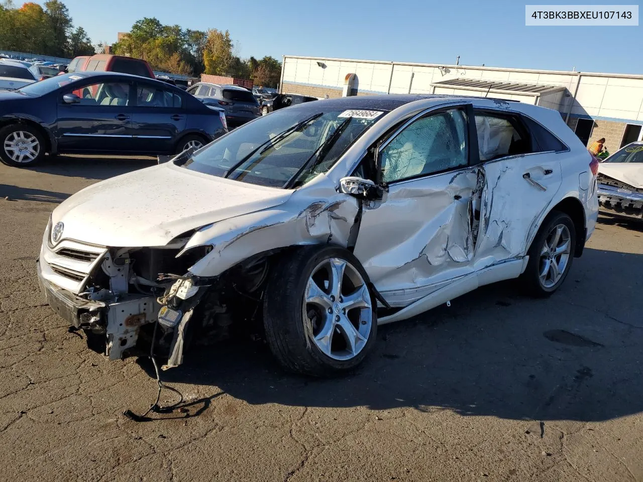 2014 Toyota Venza Le VIN: 4T3BK3BBXEU107143 Lot: 75649664