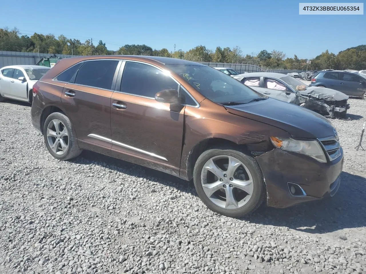 2014 Toyota Venza Le VIN: 4T3ZK3BB0EU065354 Lot: 75954214