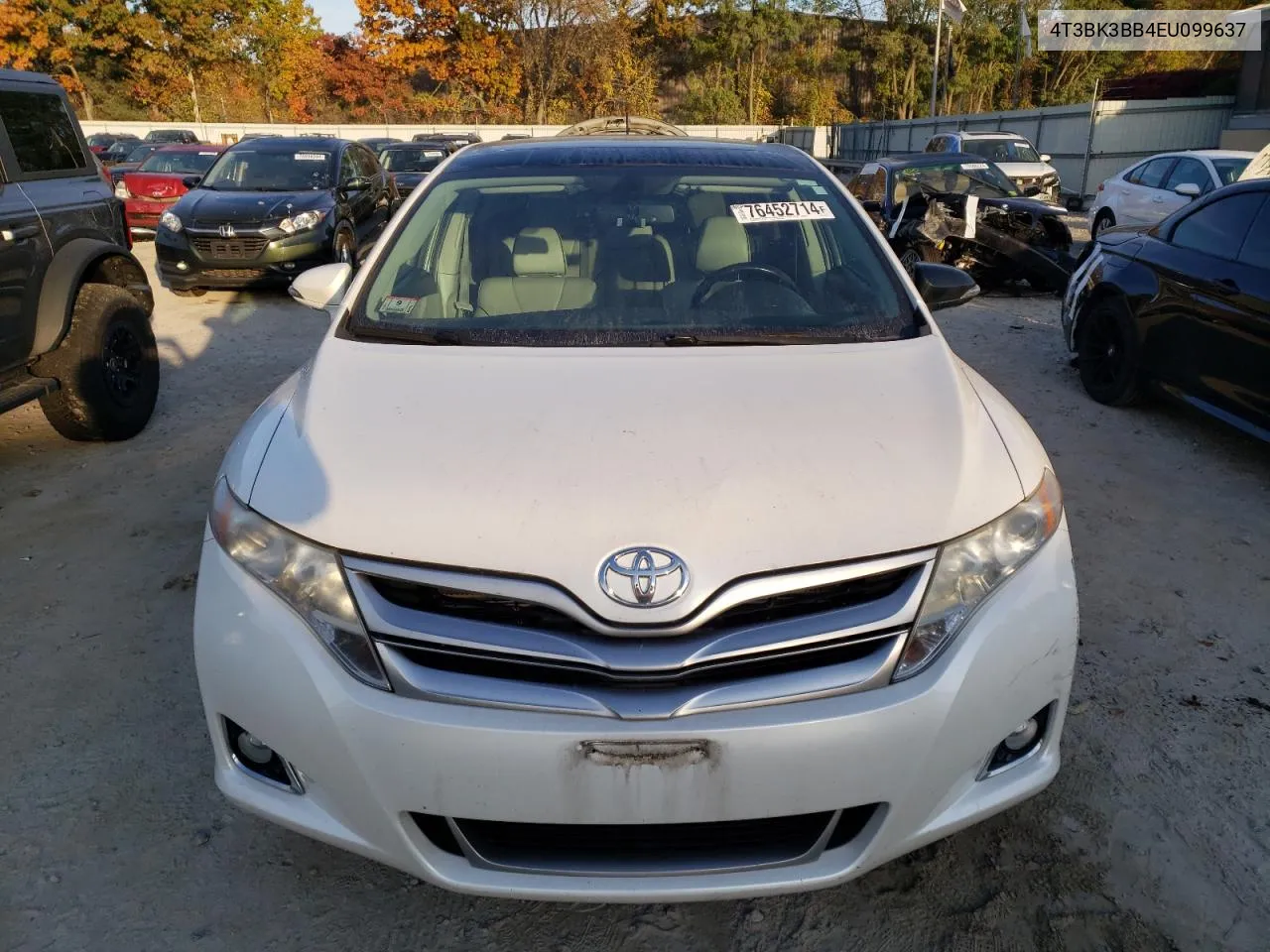 2014 Toyota Venza Le VIN: 4T3BK3BB4EU099637 Lot: 76452714