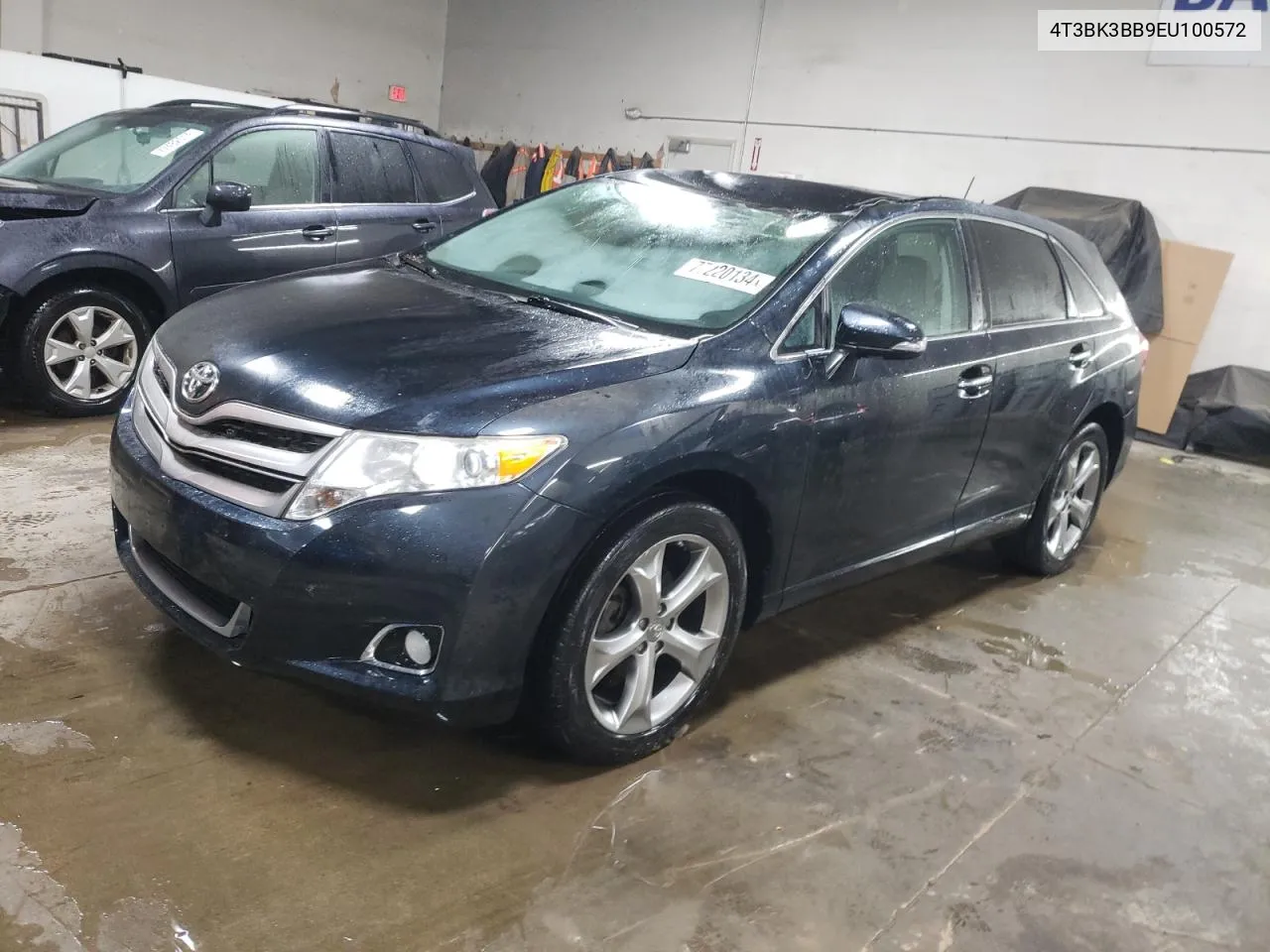 2014 Toyota Venza Le VIN: 4T3BK3BB9EU100572 Lot: 77220134