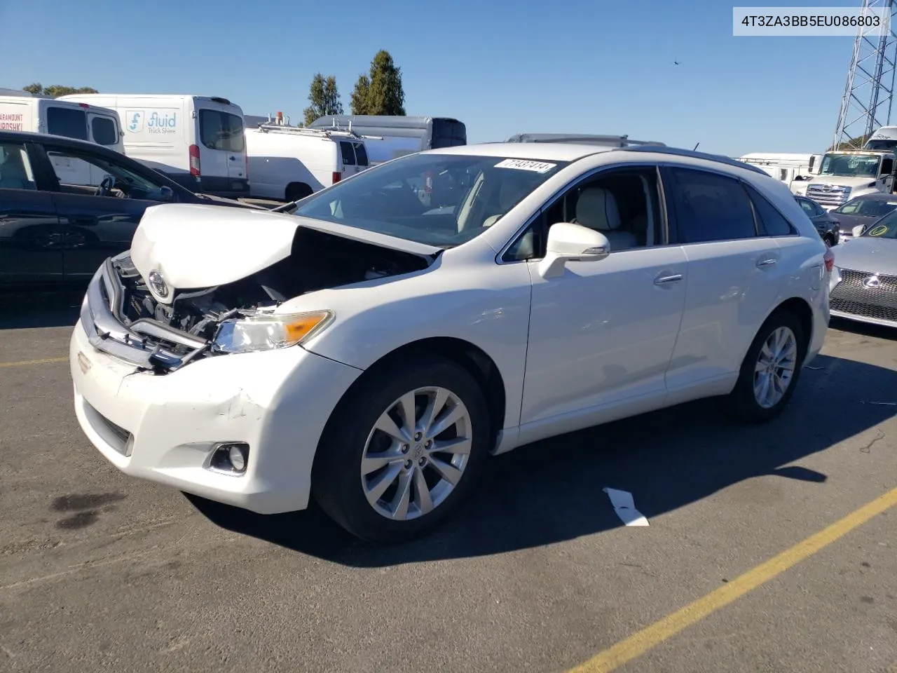 4T3ZA3BB5EU086803 2014 Toyota Venza Le