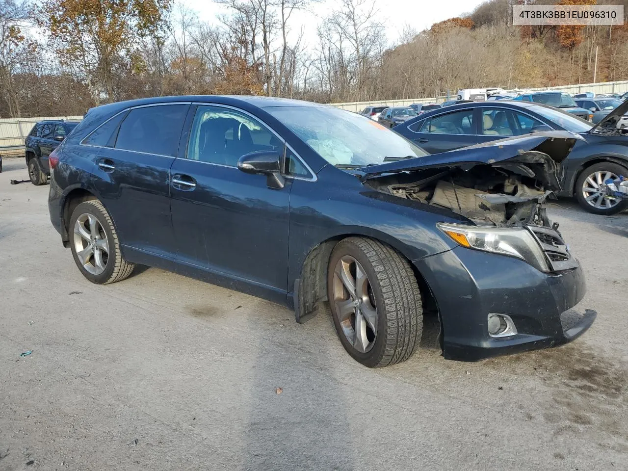 2014 Toyota Venza Le VIN: 4T3BK3BB1EU096310 Lot: 79213474