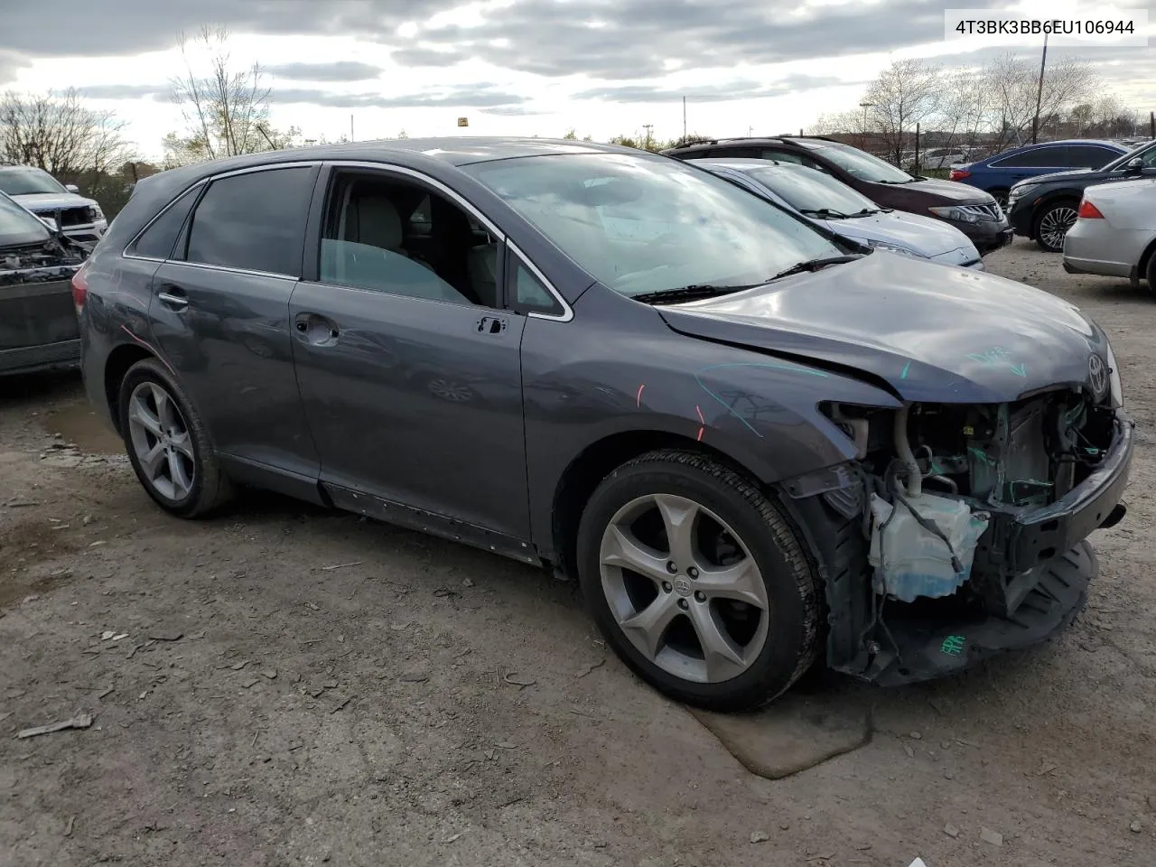 2014 Toyota Venza Le VIN: 4T3BK3BB6EU106944 Lot: 80101394