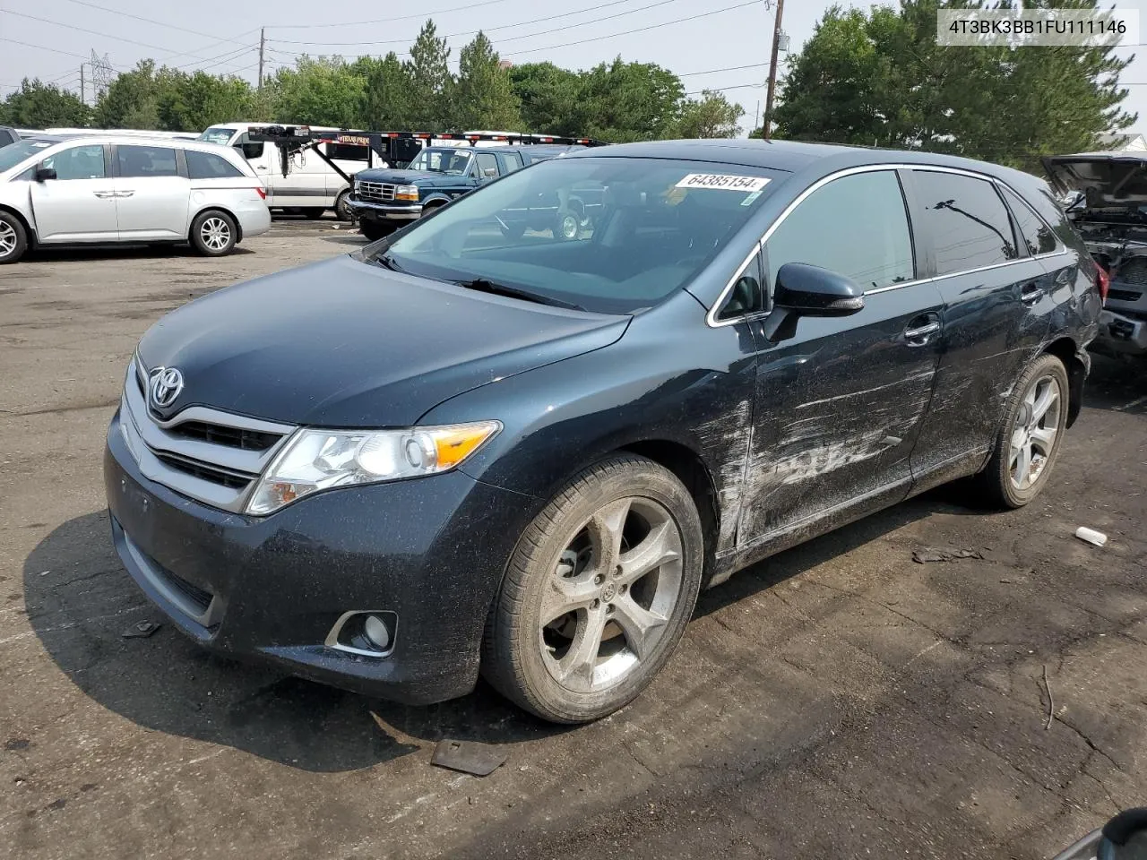 2015 Toyota Venza Le VIN: 4T3BK3BB1FU111146 Lot: 64385154