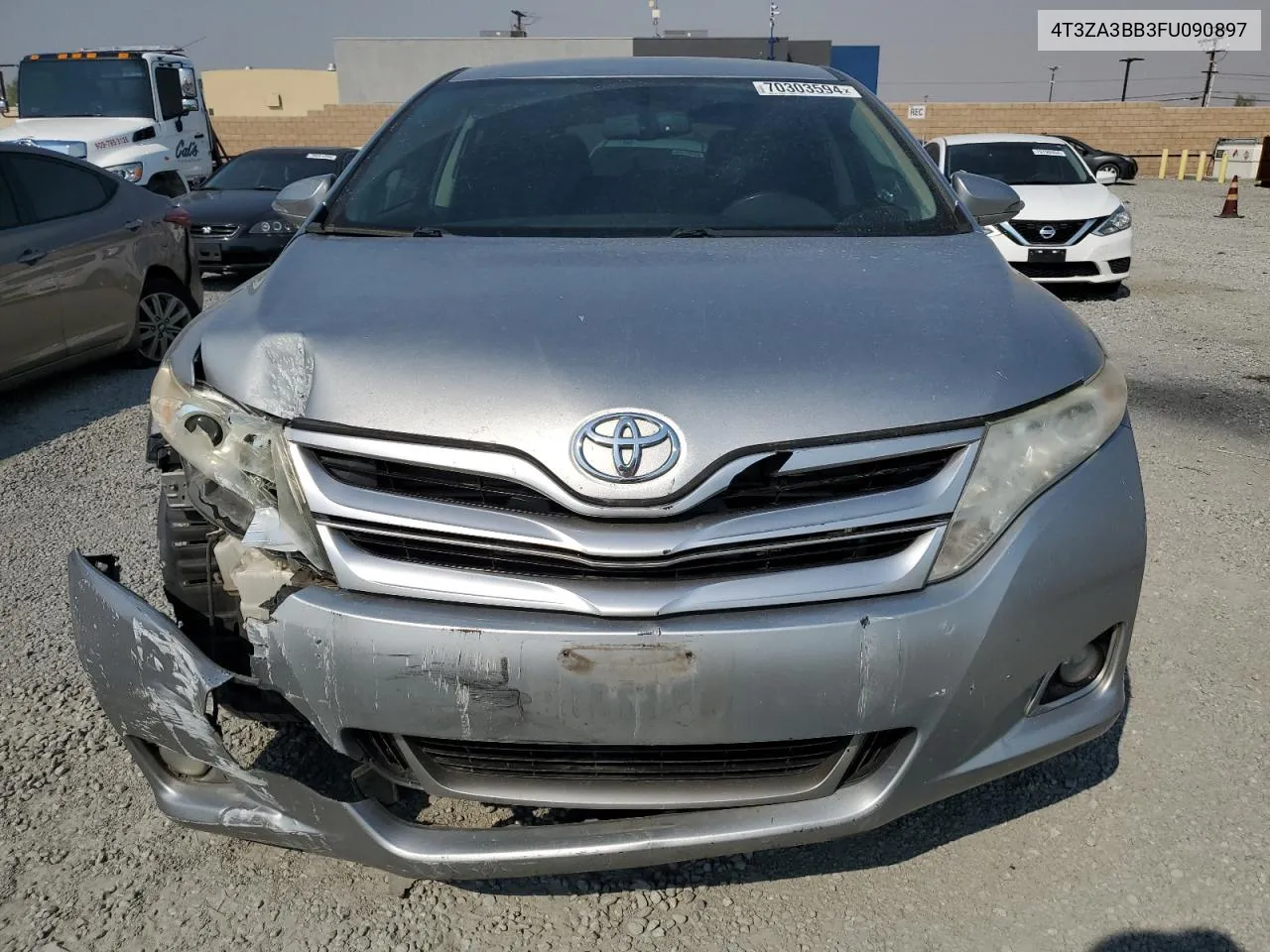 2015 Toyota Venza Le VIN: 4T3ZA3BB3FU090897 Lot: 70303594