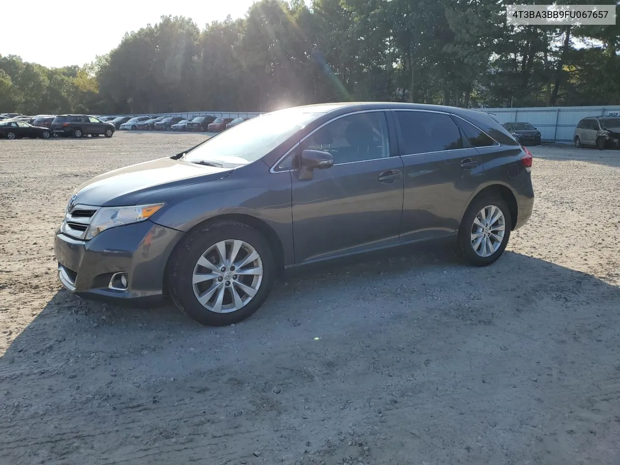 2015 Toyota Venza Le VIN: 4T3BA3BB9FU067657 Lot: 71083754