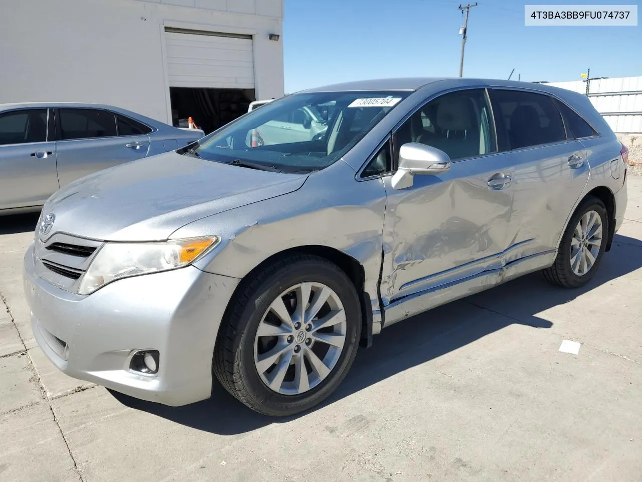 2015 Toyota Venza Le VIN: 4T3BA3BB9FU074737 Lot: 73005704