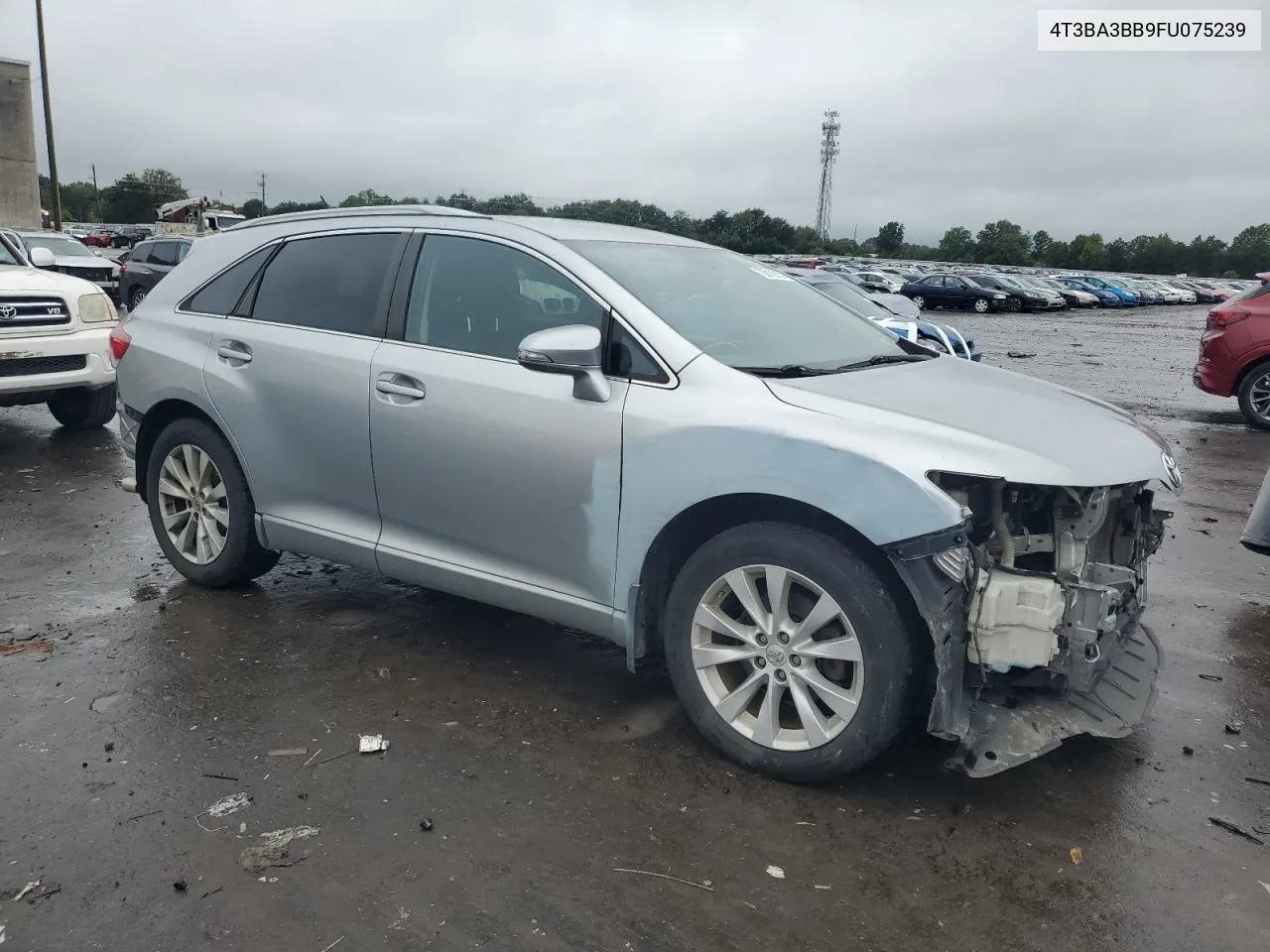 2015 Toyota Venza Le VIN: 4T3BA3BB9FU075239 Lot: 73018314