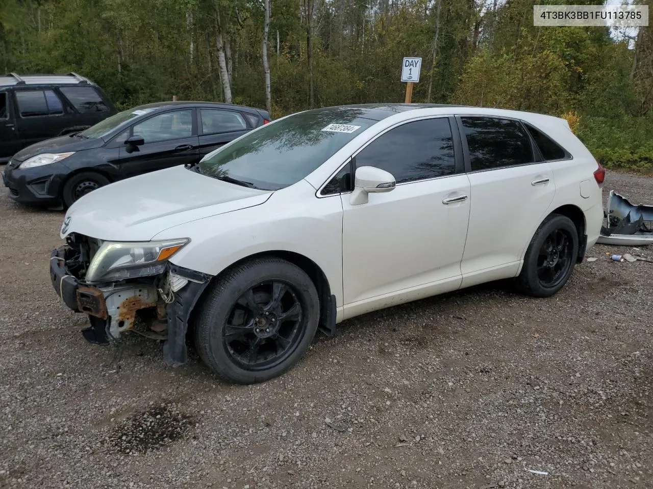 2015 Toyota Venza Le VIN: 4T3BK3BB1FU113785 Lot: 74687384