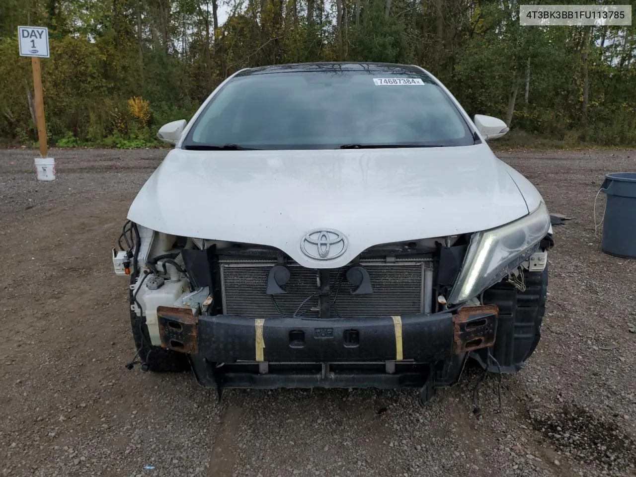 2015 Toyota Venza Le VIN: 4T3BK3BB1FU113785 Lot: 74687384