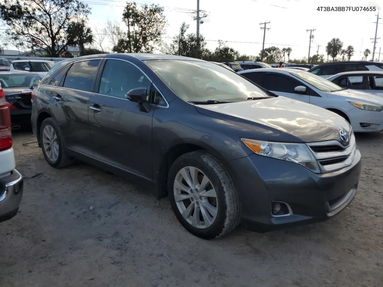 2015 Toyota Venza Le VIN: 4T3BA3BB7FU074655 Lot: 75129634