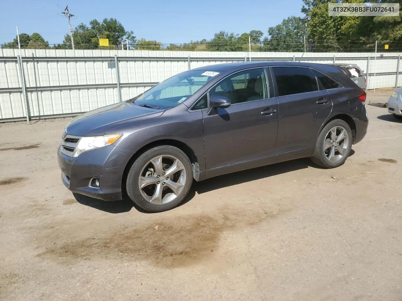 2015 Toyota Venza Le VIN: 4T3ZK3BB3FU072641 Lot: 76240264