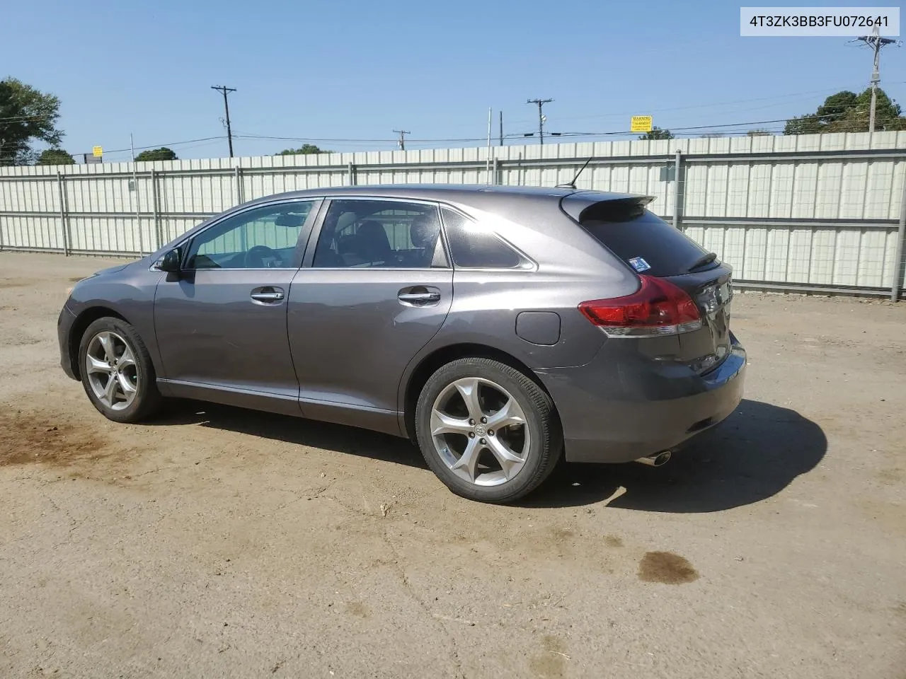 2015 Toyota Venza Le VIN: 4T3ZK3BB3FU072641 Lot: 76240264