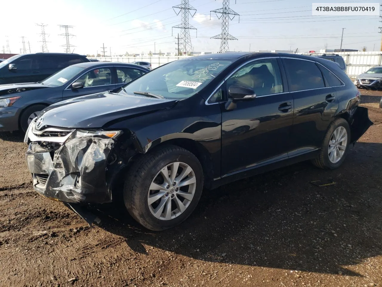 2015 Toyota Venza Le VIN: 4T3BA3BB8FU070419 Lot: 77858504