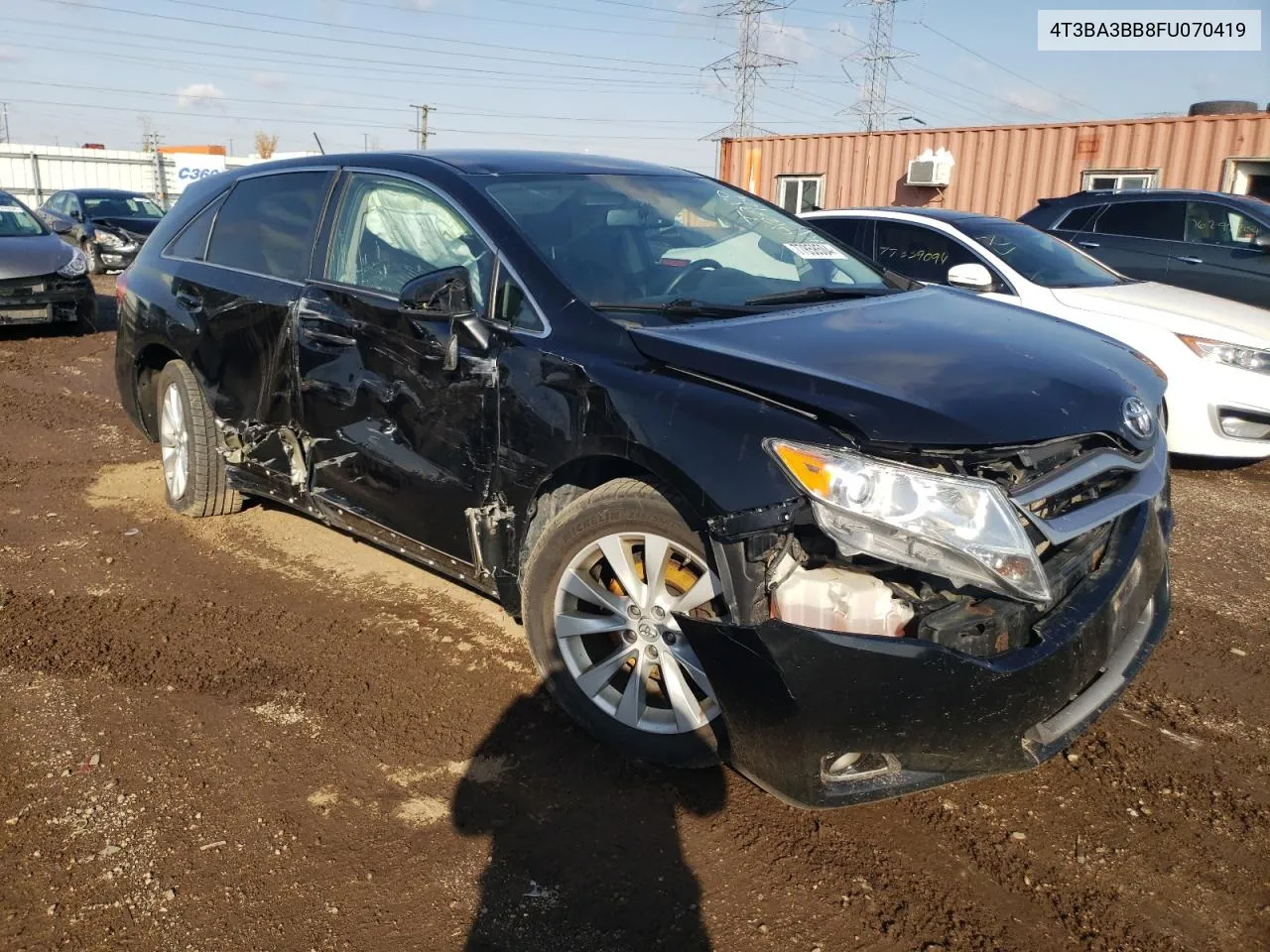 2015 Toyota Venza Le VIN: 4T3BA3BB8FU070419 Lot: 77858504