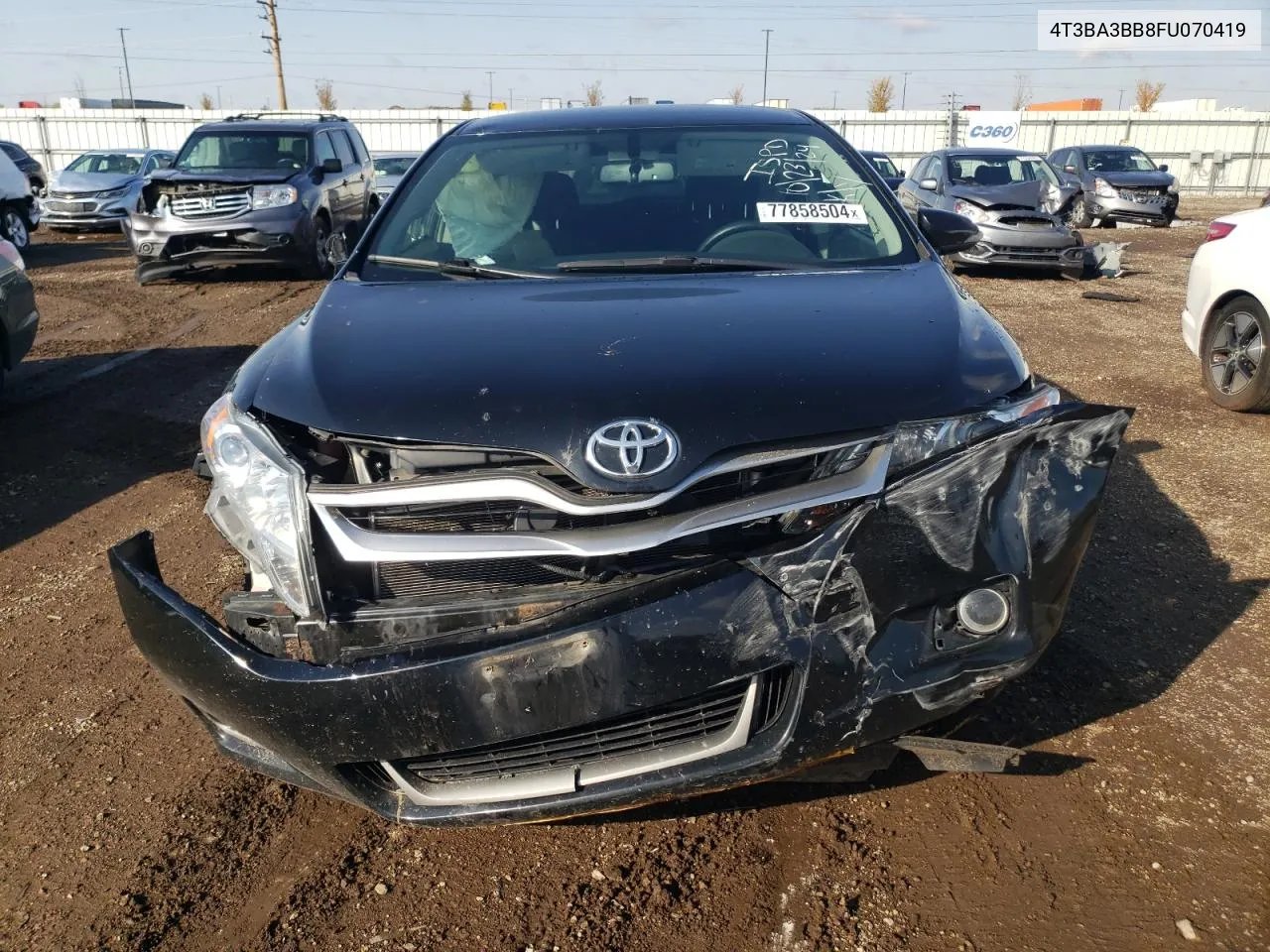 2015 Toyota Venza Le VIN: 4T3BA3BB8FU070419 Lot: 77858504