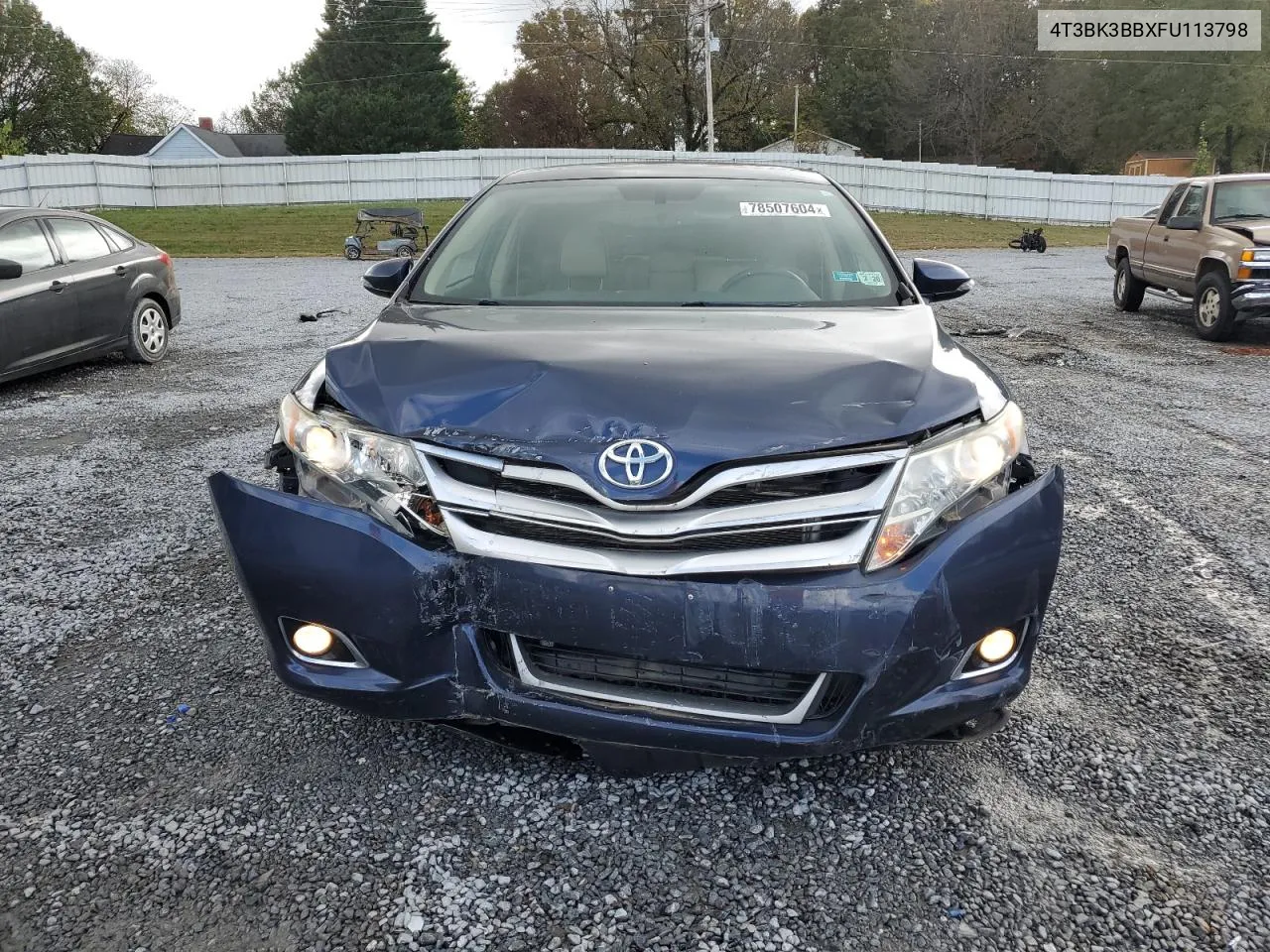 2015 Toyota Venza Le VIN: 4T3BK3BBXFU113798 Lot: 78507604