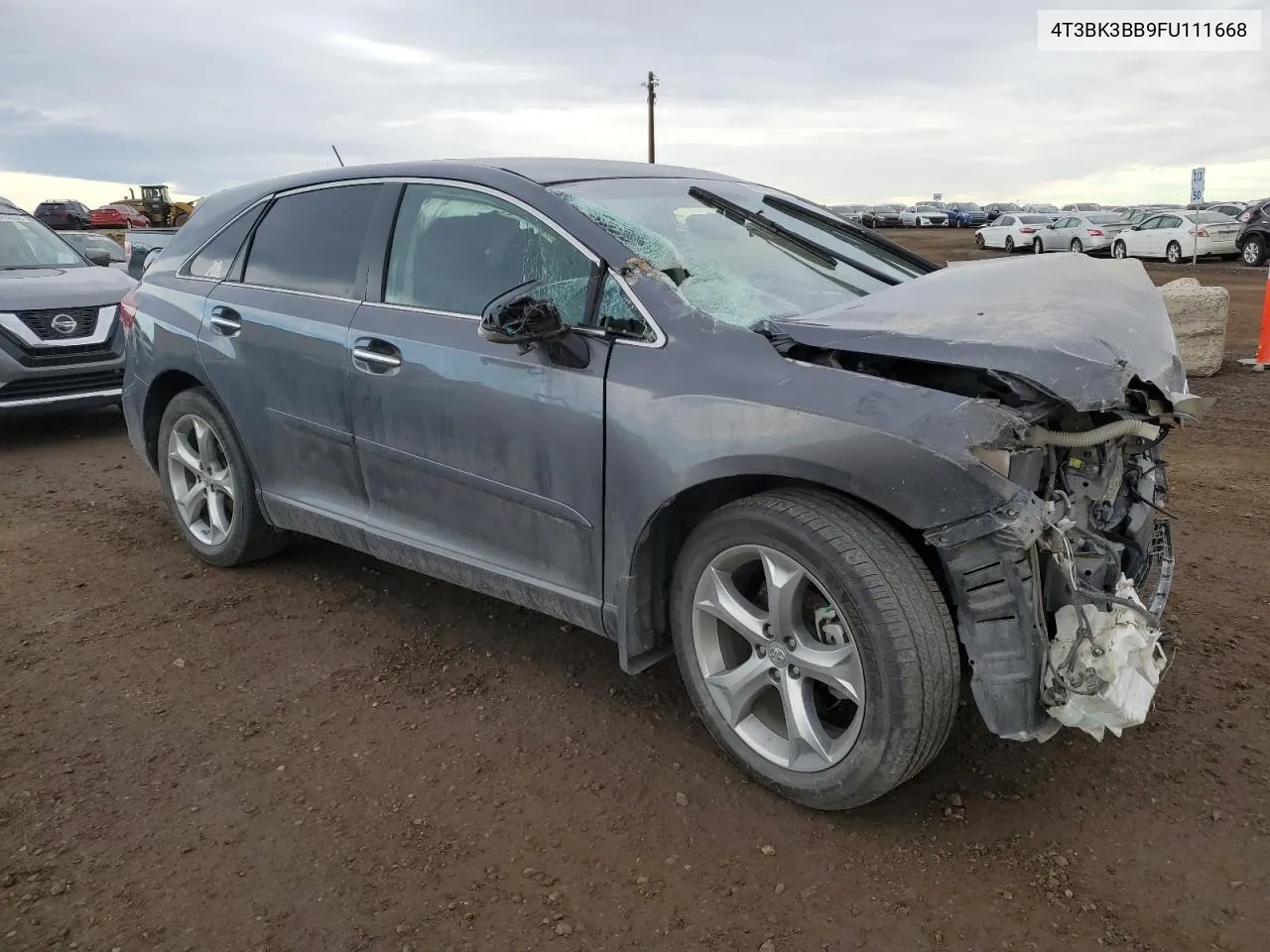 2015 Toyota Venza Le VIN: 4T3BK3BB9FU111668 Lot: 80101934