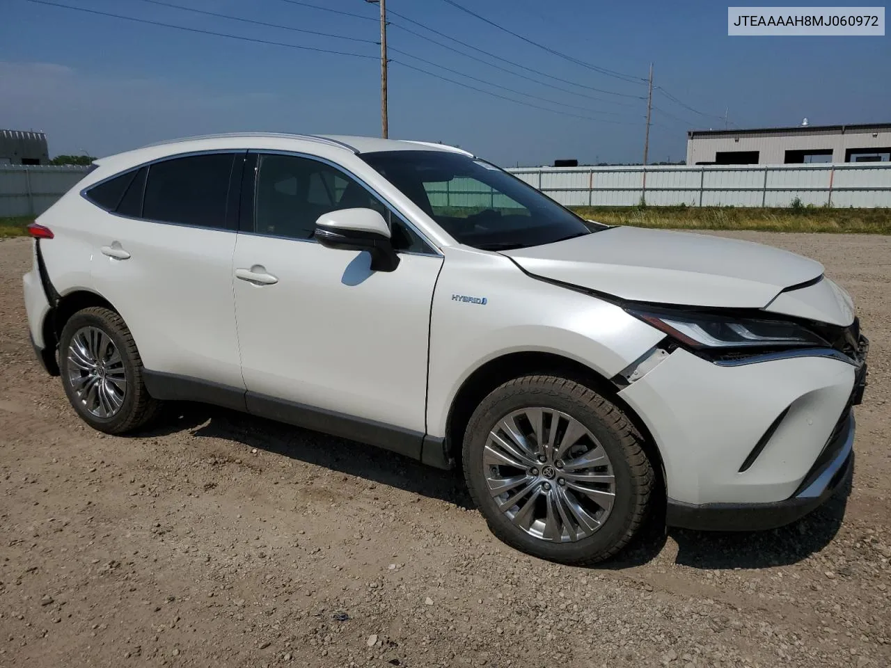 2021 Toyota Venza Le VIN: JTEAAAAH8MJ060972 Lot: 63005704