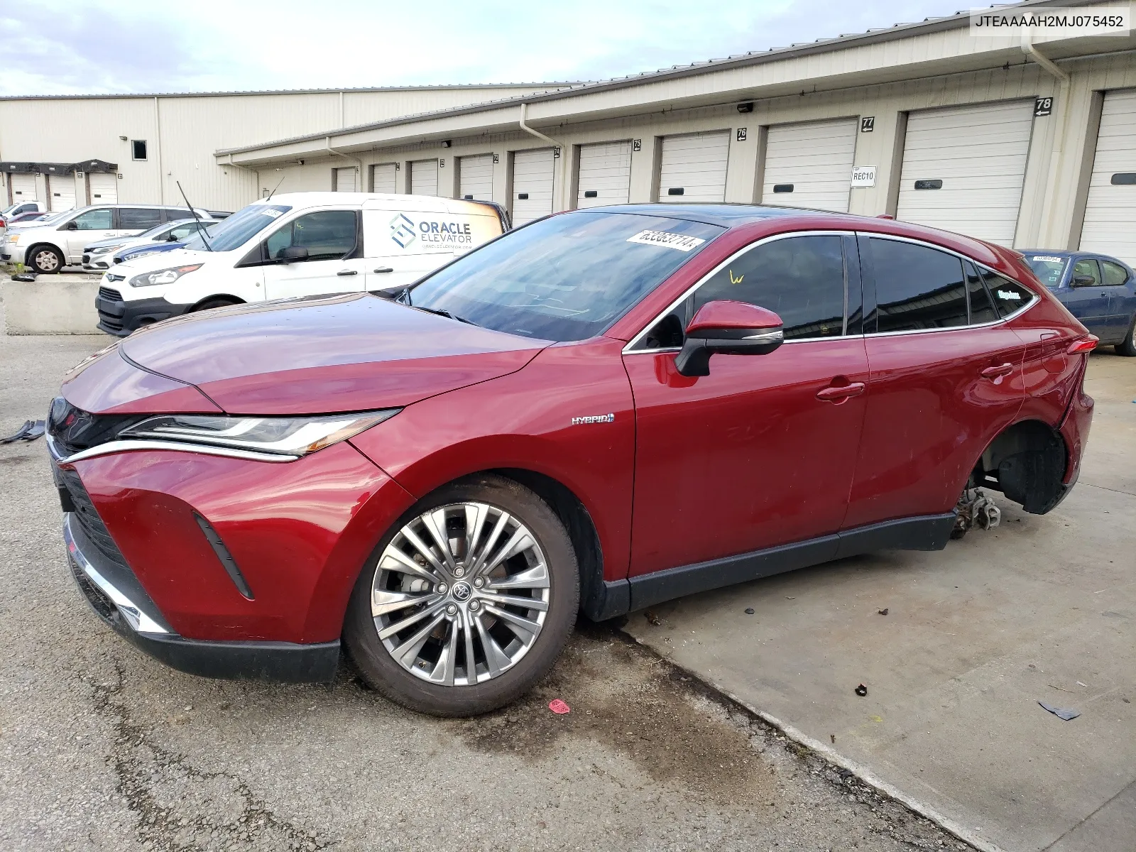 2021 Toyota Venza Le VIN: JTEAAAAH2MJ075452 Lot: 63363714