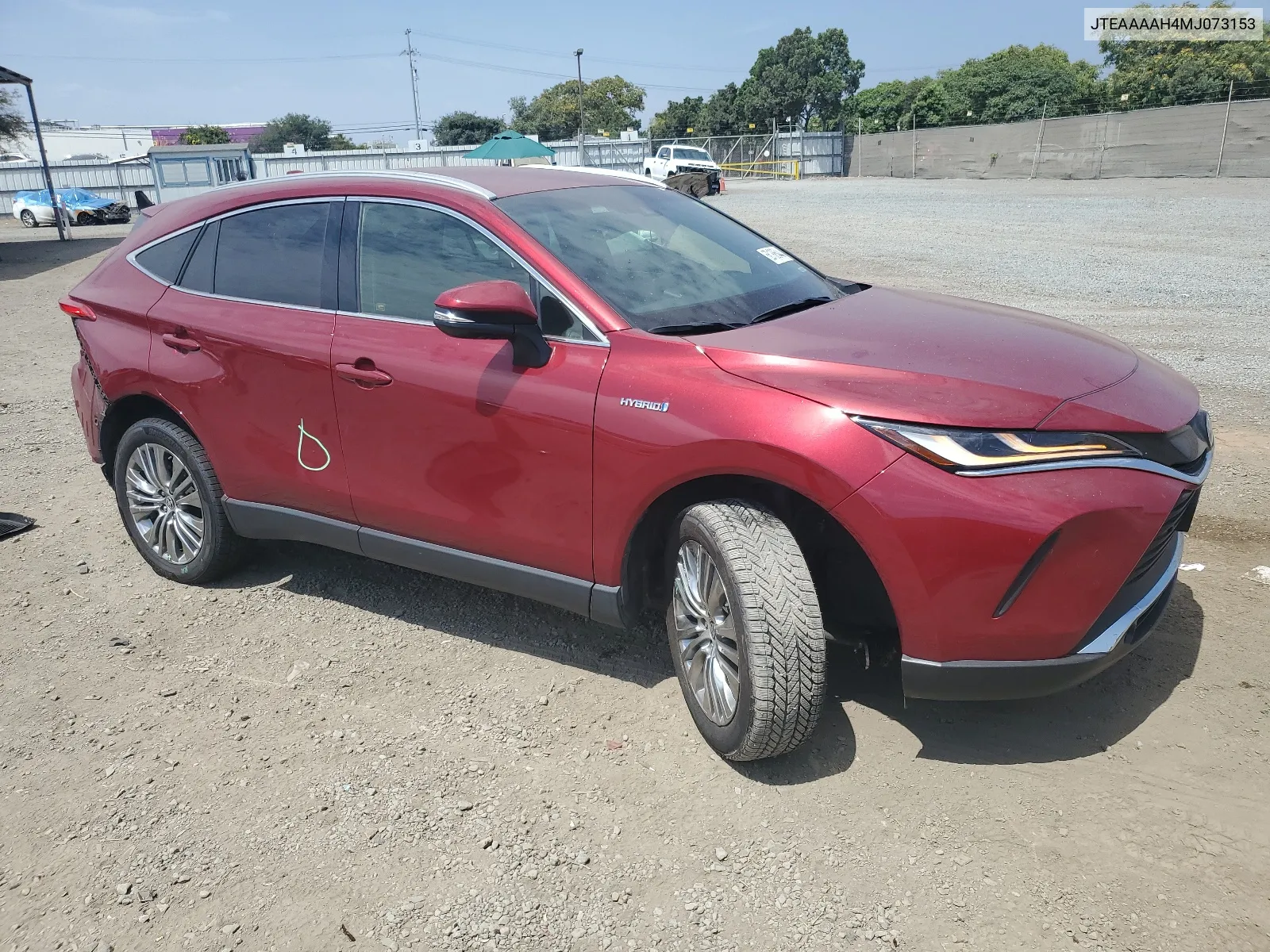 2021 Toyota Venza Le VIN: JTEAAAAH4MJ073153 Lot: 66188544