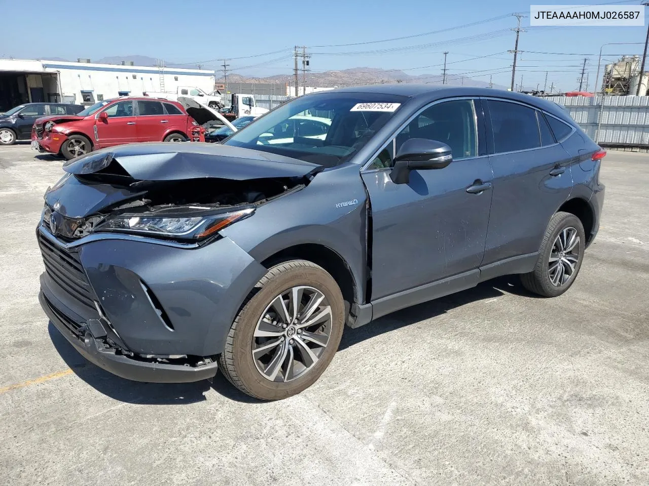 2021 Toyota Venza Le VIN: JTEAAAAH0MJ026587 Lot: 69607534