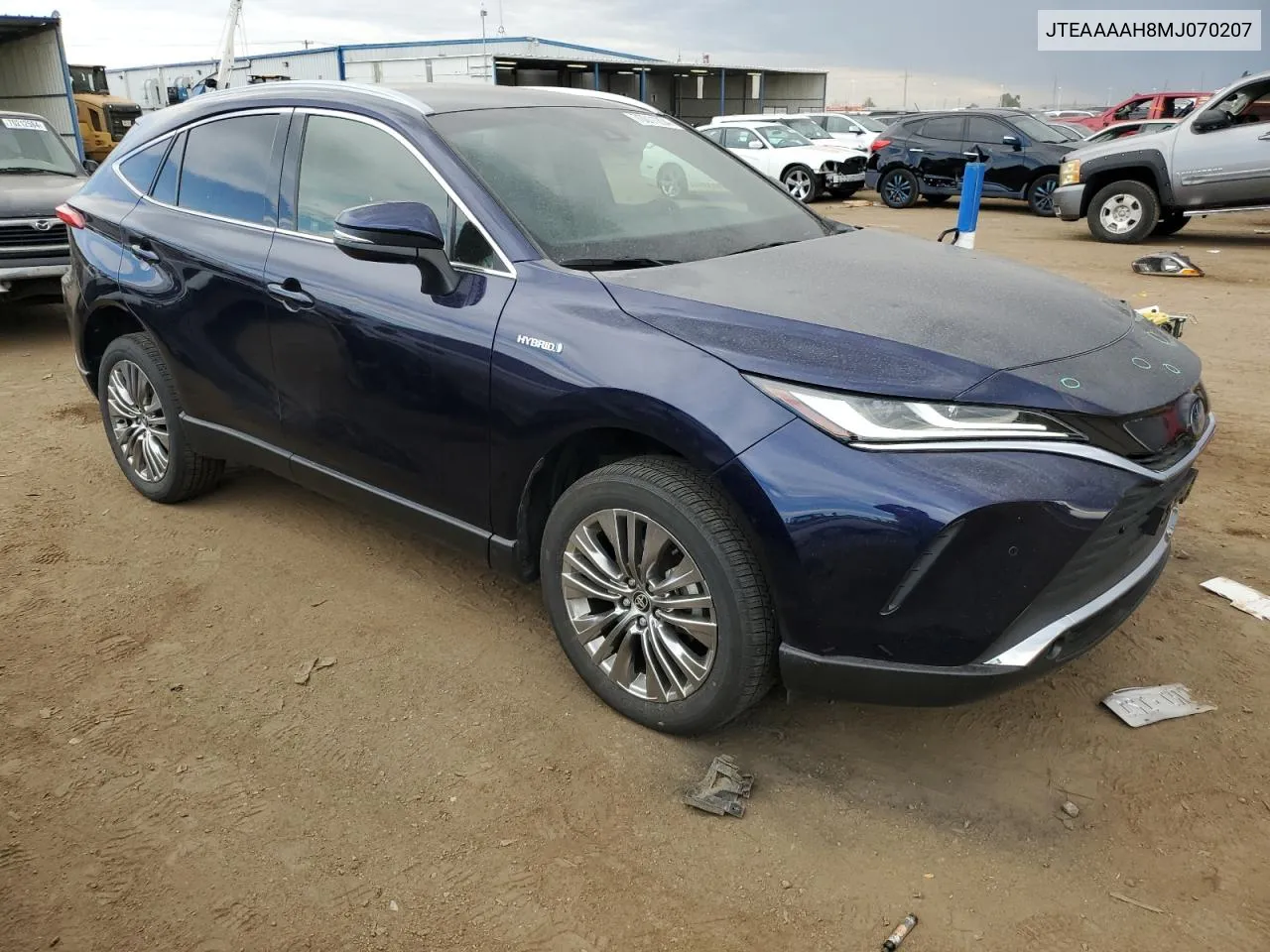 2021 Toyota Venza Le VIN: JTEAAAAH8MJ070207 Lot: 70011204