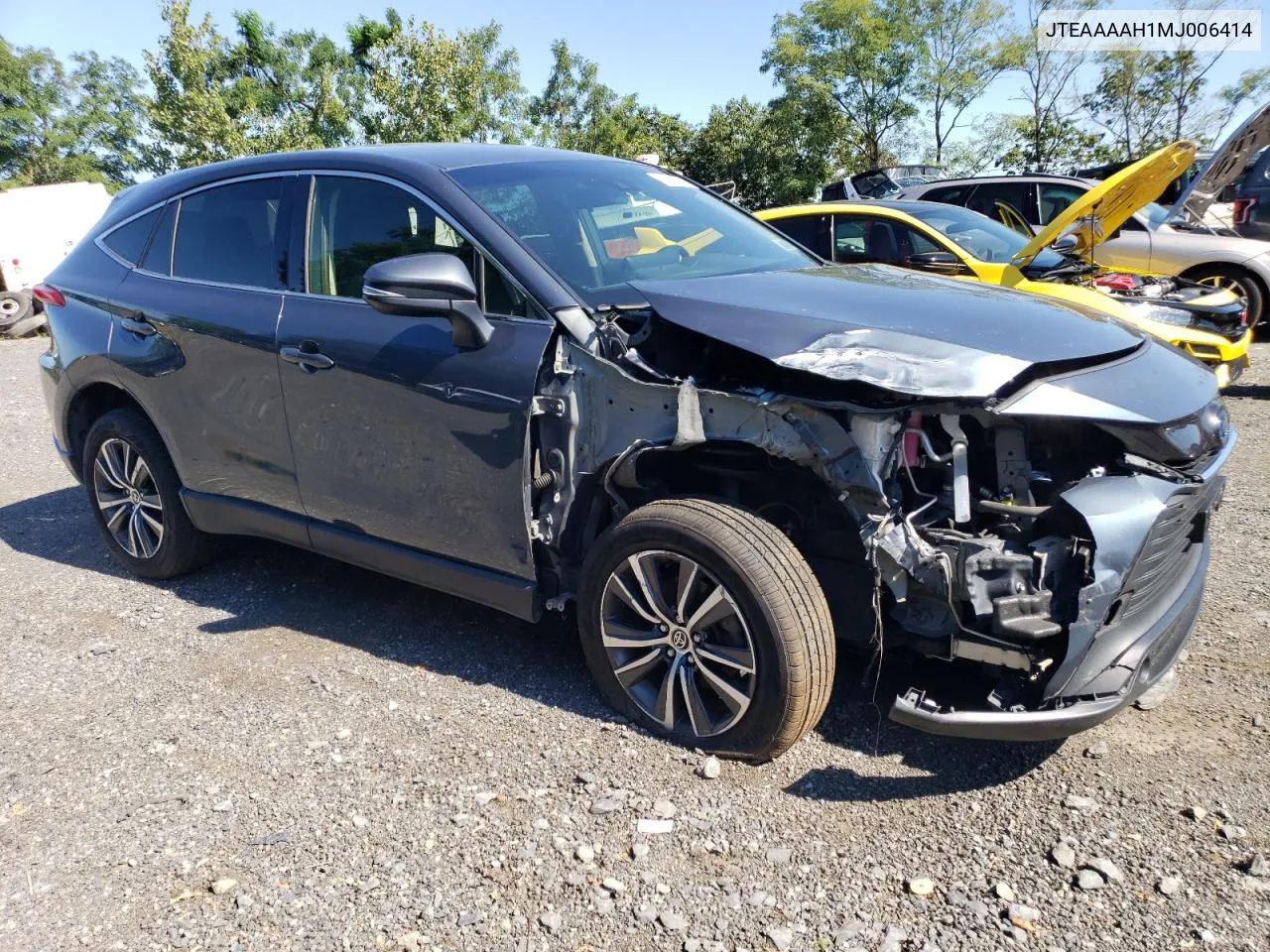 2021 Toyota Venza Le VIN: JTEAAAAH1MJ006414 Lot: 70222224