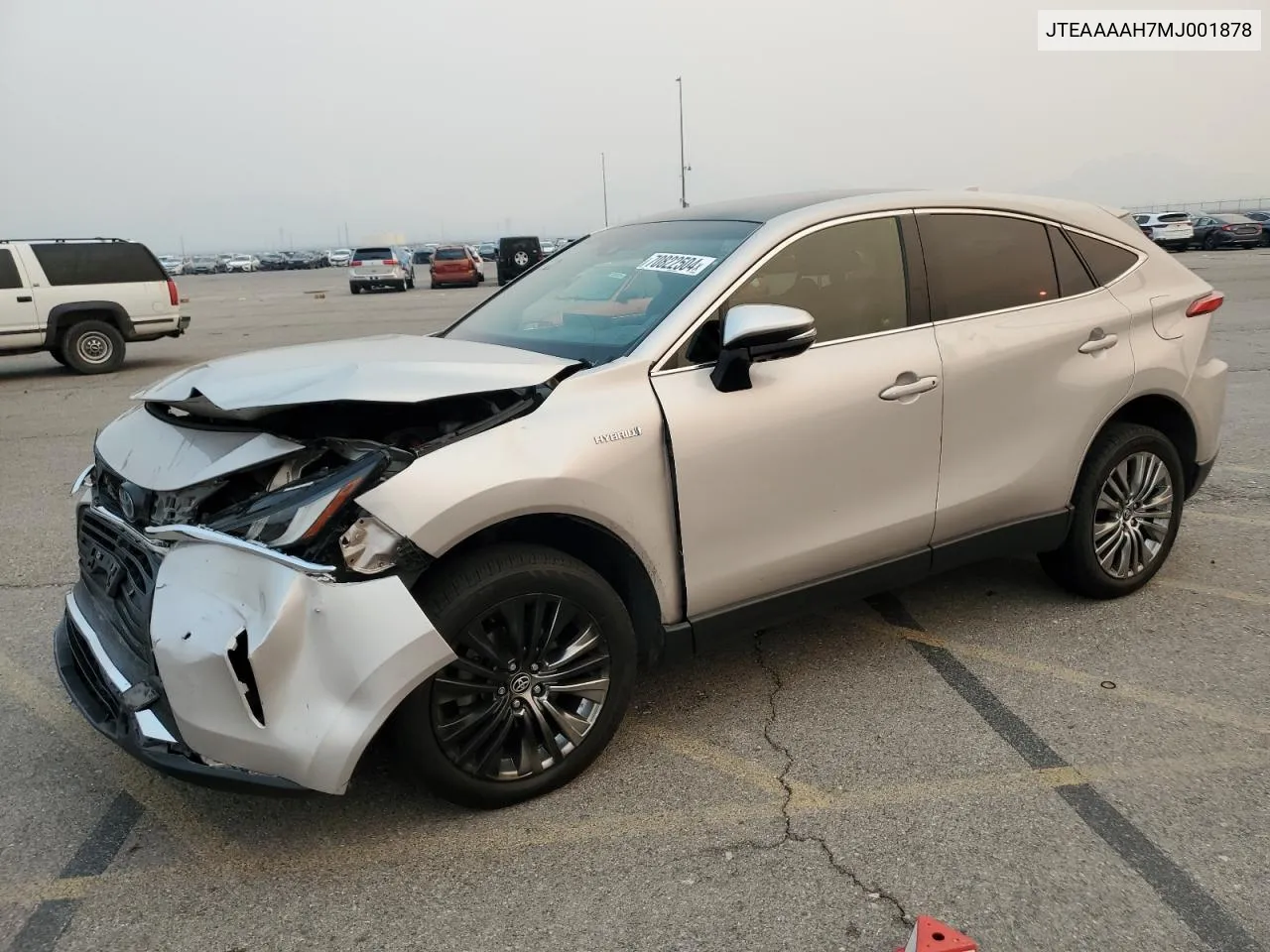 2021 Toyota Venza Le VIN: JTEAAAAH7MJ001878 Lot: 70822504