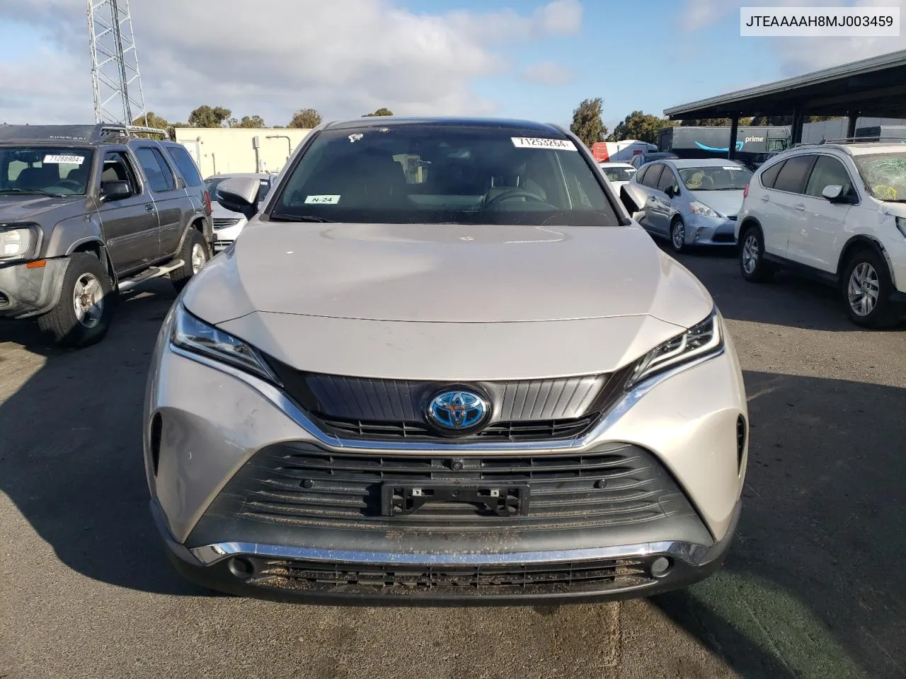 2021 Toyota Venza Le VIN: JTEAAAAH8MJ003459 Lot: 72189014