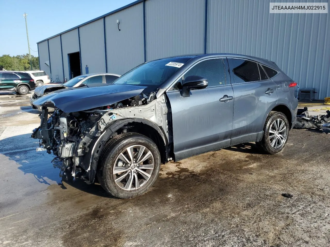 2021 Toyota Venza Le VIN: JTEAAAAH4MJ022915 Lot: 72205974