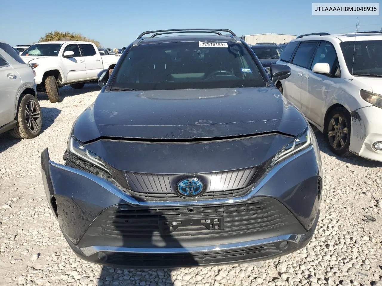 2021 Toyota Venza Le VIN: JTEAAAAH8MJ048935 Lot: 72979194