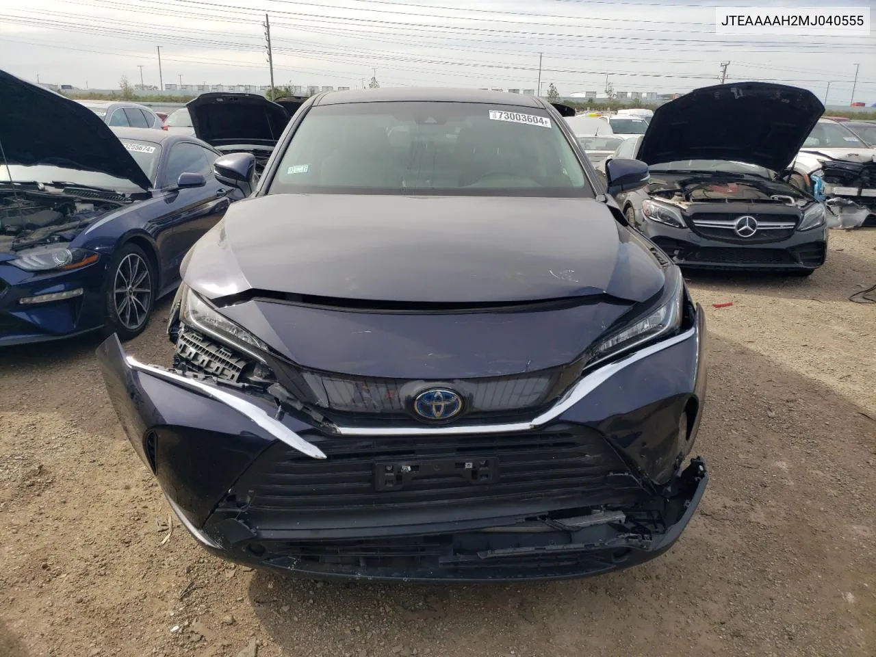 2021 Toyota Venza Le VIN: JTEAAAAH2MJ040555 Lot: 73003604