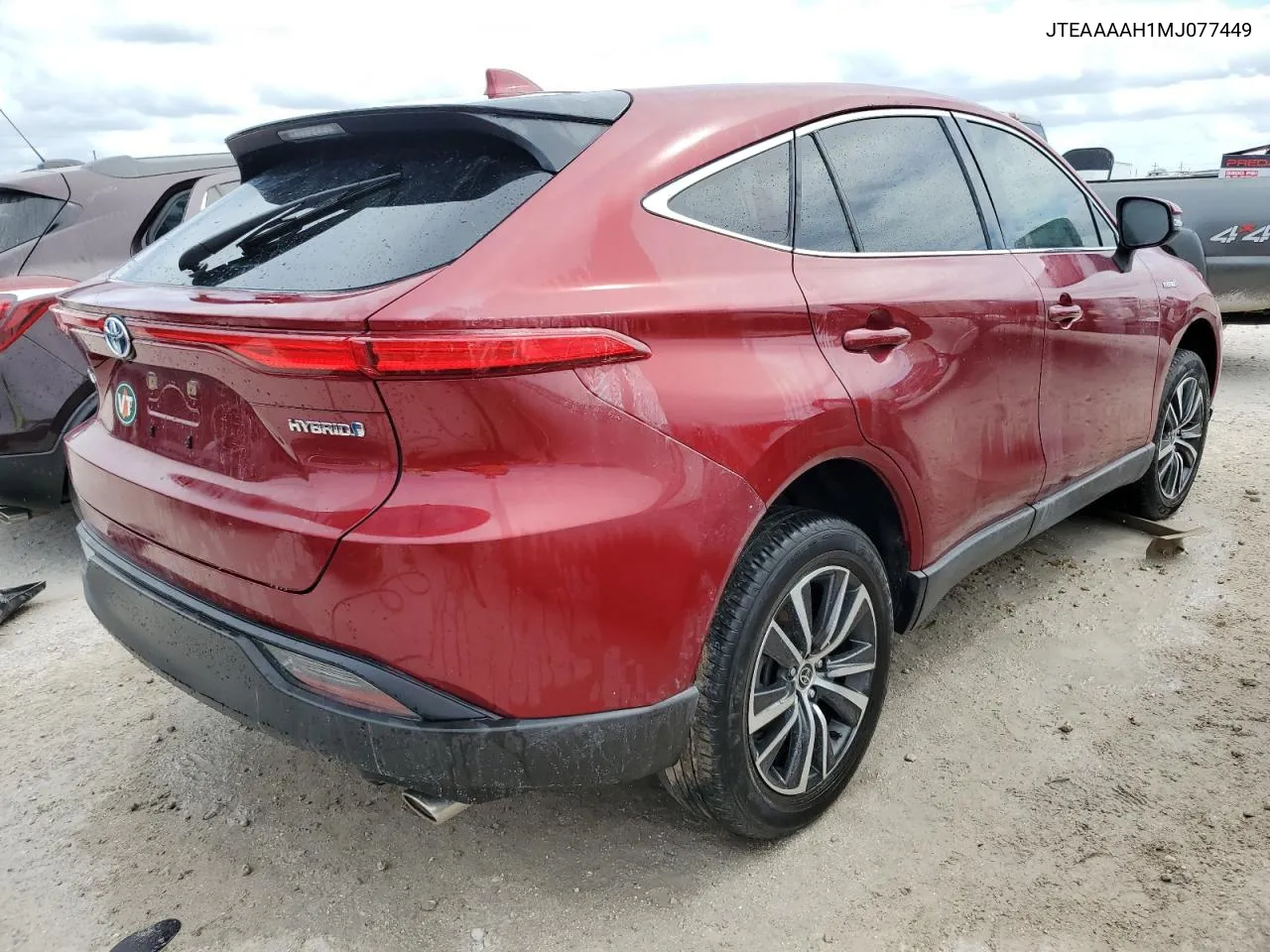 2021 Toyota Venza Le VIN: JTEAAAAH1MJ077449 Lot: 74943164